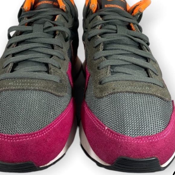 NIKE INTERNATIONALIST MID GREY Multi Color MAAT Runners Sz 6 Women - Picture 6 of 10